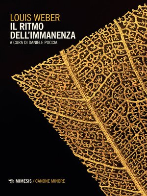 cover image of Il ritmo dell'immanenza